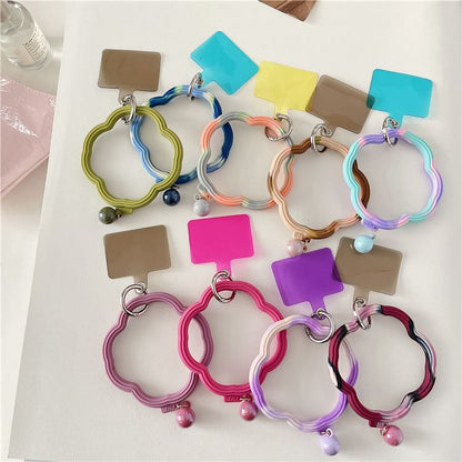 Lanyard Wavy Hoop with Pad Strap Phone FashionChic