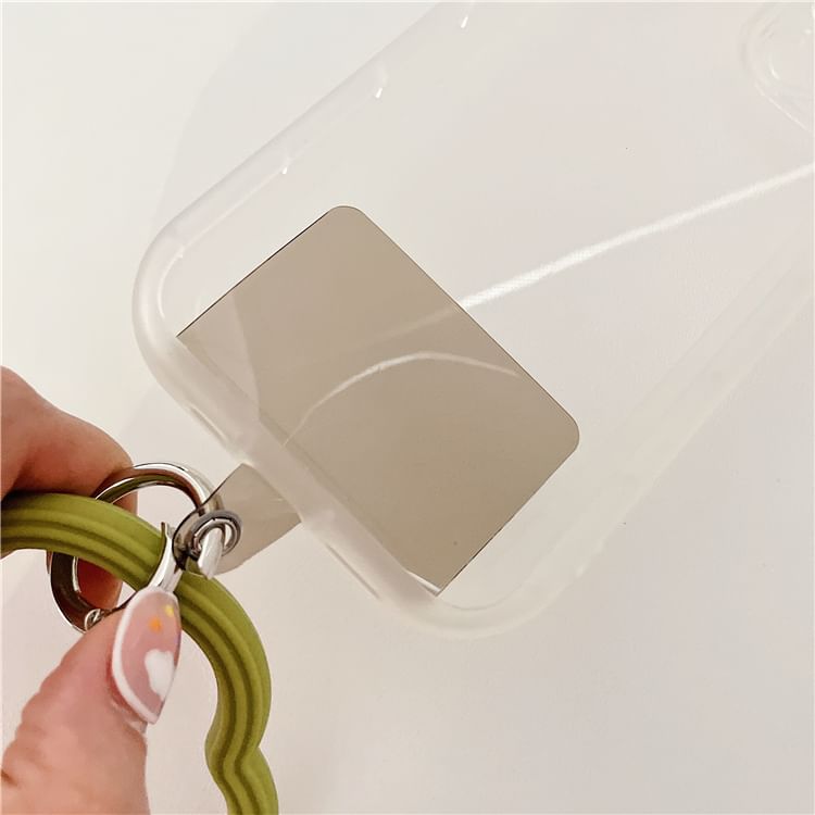 Lanyard Wavy Hoop with Pad Strap Phone FashionChic