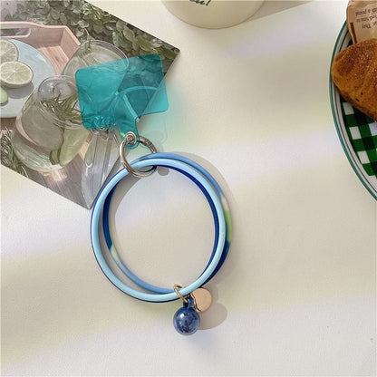 Phone Pad Layered Strap Hoop Lanyard with FashionChic