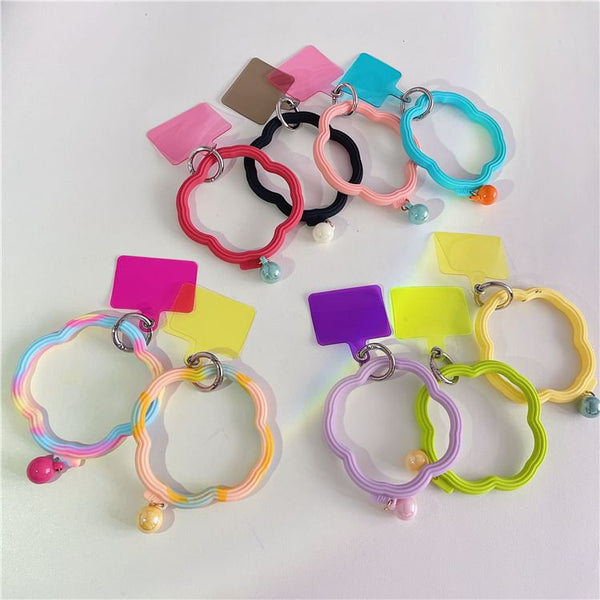 Lanyard Pad Hoop Wavy Strap Phone with FashionChic