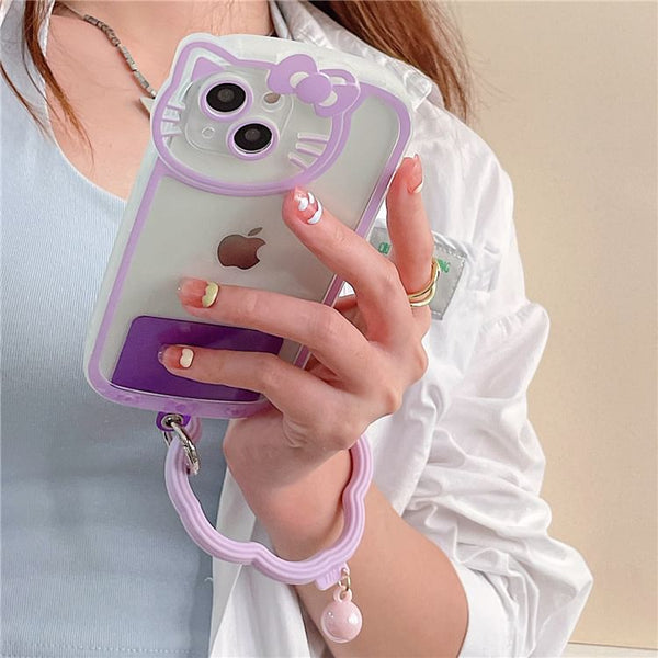 Lanyard Pad Hoop Wavy Strap Phone with FashionChic