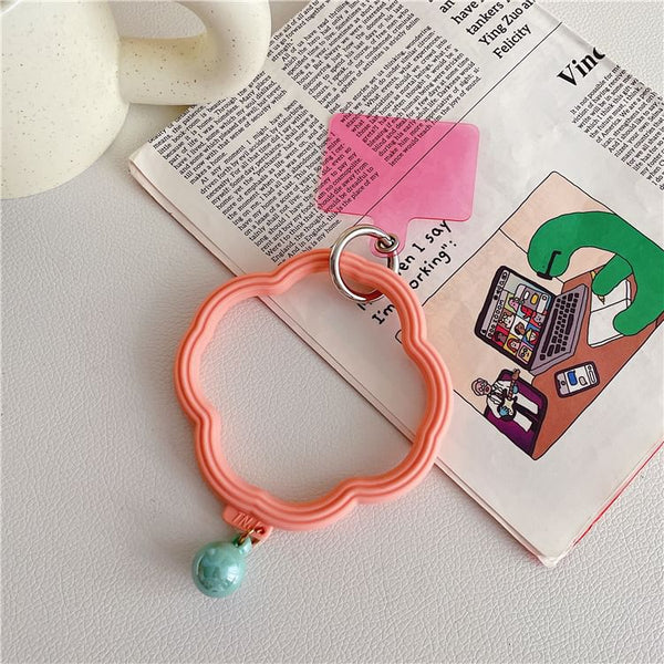 Lanyard Pad Hoop Wavy Strap Phone with FashionChic
