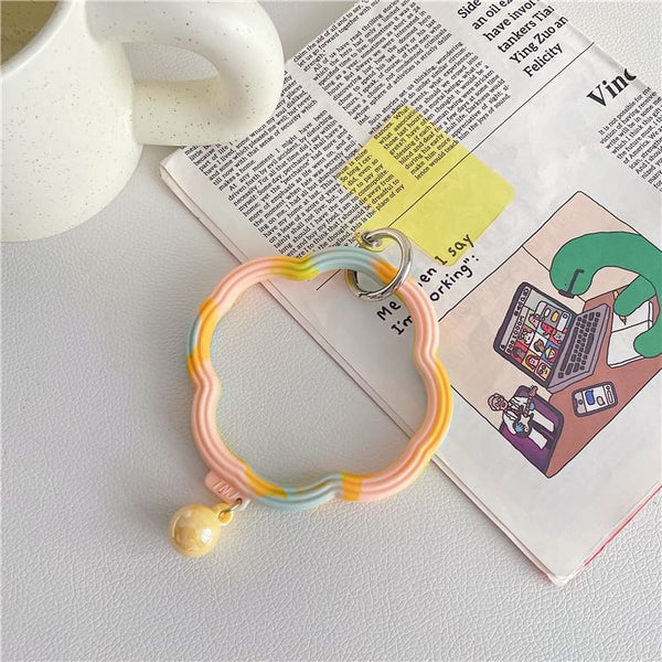 Lanyard Pad Hoop Wavy Strap Phone with FashionChic