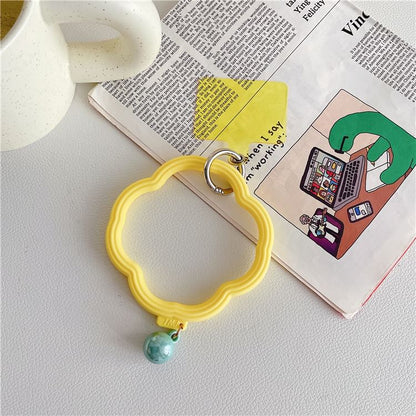 Lanyard Pad Hoop Wavy Strap Phone with FashionChic