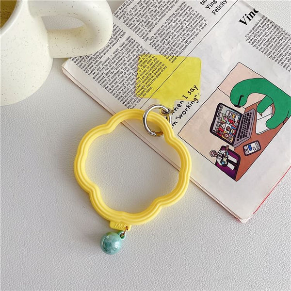 Lanyard Pad Hoop Wavy Strap Phone with FashionChic