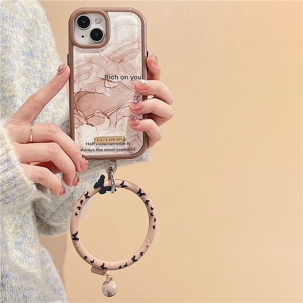 Phone Hoop with Pad Lanyard Strap Animal FashionChic