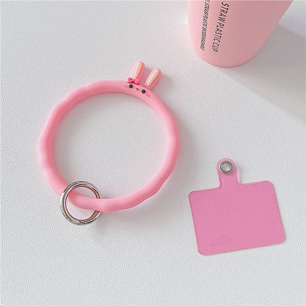 Phone Hoop with Pad Lanyard Strap Animal FashionChic