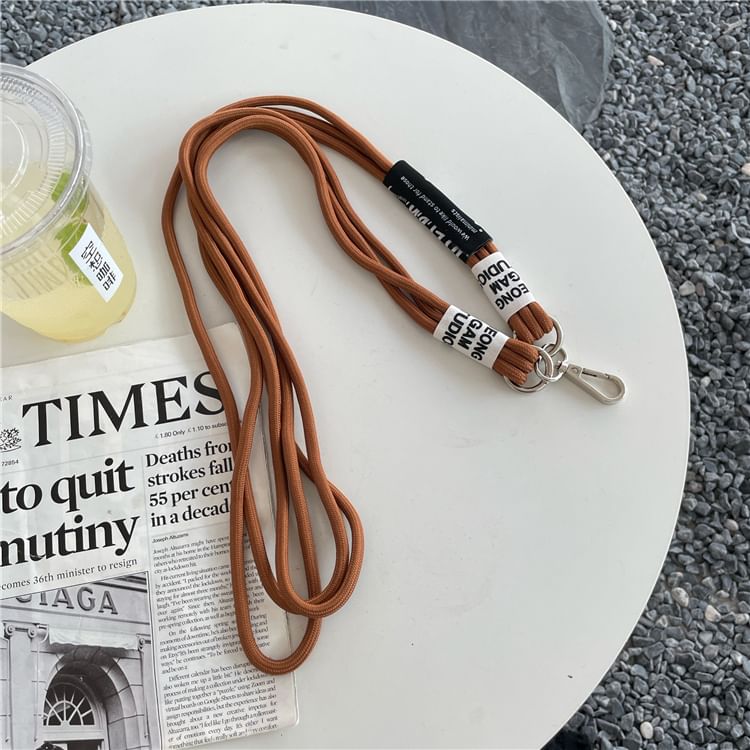 Lanyard Pad Phone Lettering with FashionChic