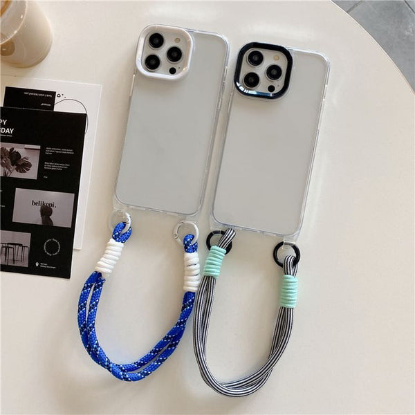 Case Strap Phone Transparent FashionChic