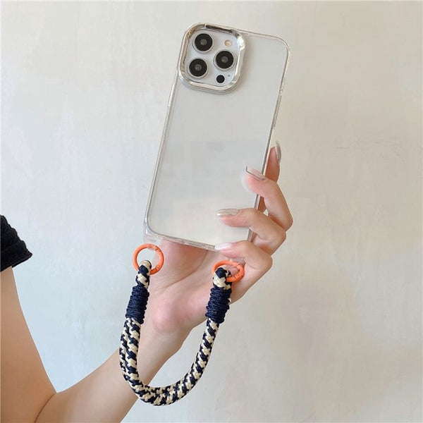 Case Strap Phone Transparent FashionChic