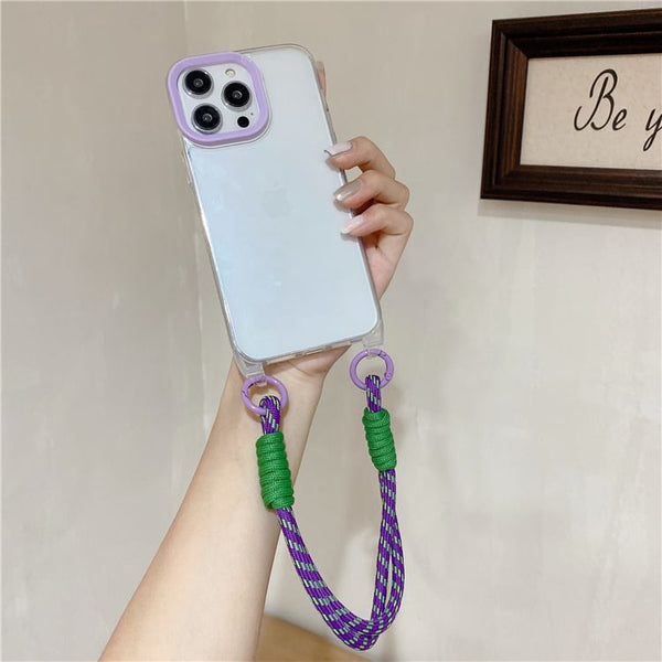Case Strap Phone Transparent FashionChic