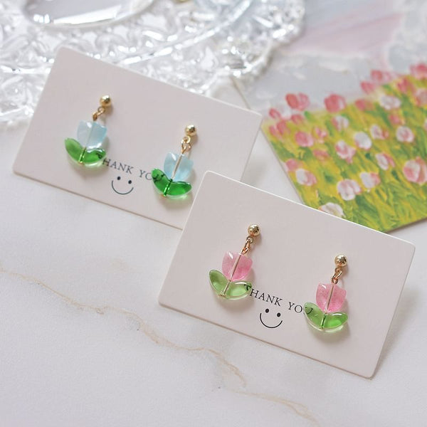 Tulip Alloy Drop Earring FashionChic