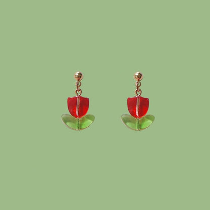 Tulip Alloy Drop Earring FashionChic