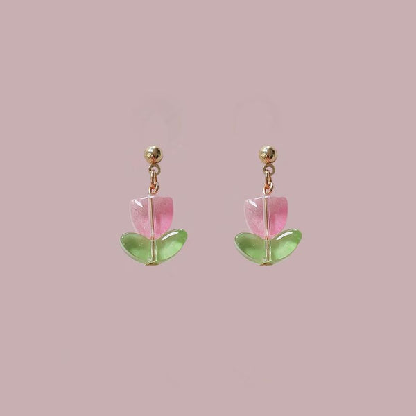 Tulip Alloy Drop Earring FashionChic