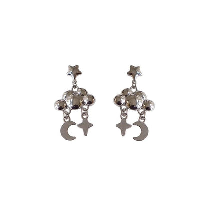 Star Dangle Moon Cloud Earring Alloy FashionChic