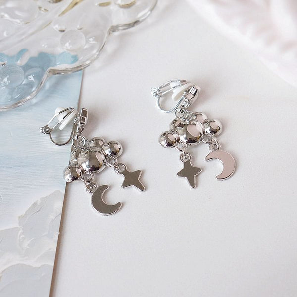Star Dangle Moon Cloud Earring Alloy FashionChic