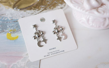 Star Dangle Moon Cloud Earring Alloy FashionChic