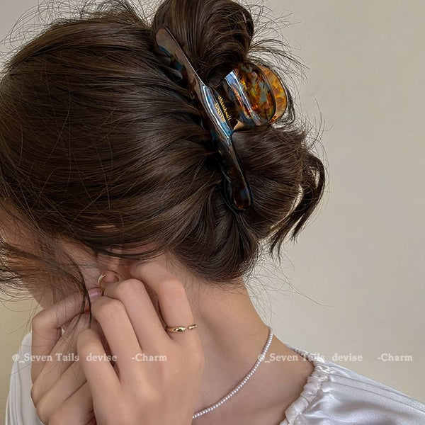 Lettering Claw Hair Acrylic FashionChic