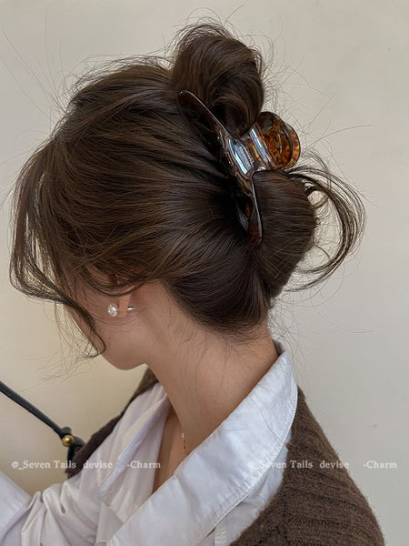 Lettering Claw Hair Acrylic FashionChic