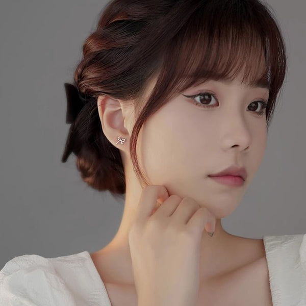 Stud Ribbon Ear FashionChic