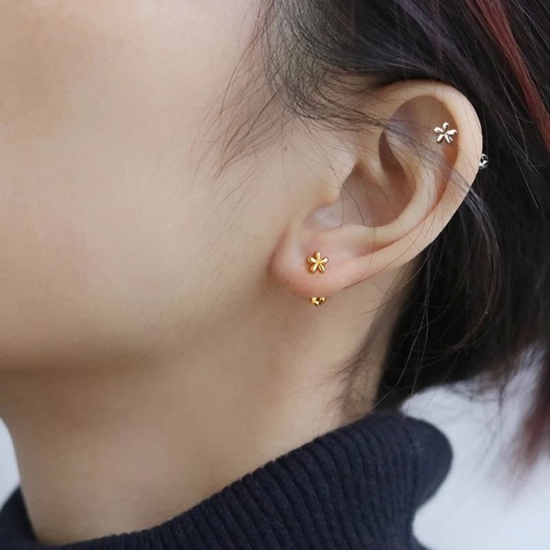 Floral Stud Ear FashionChic