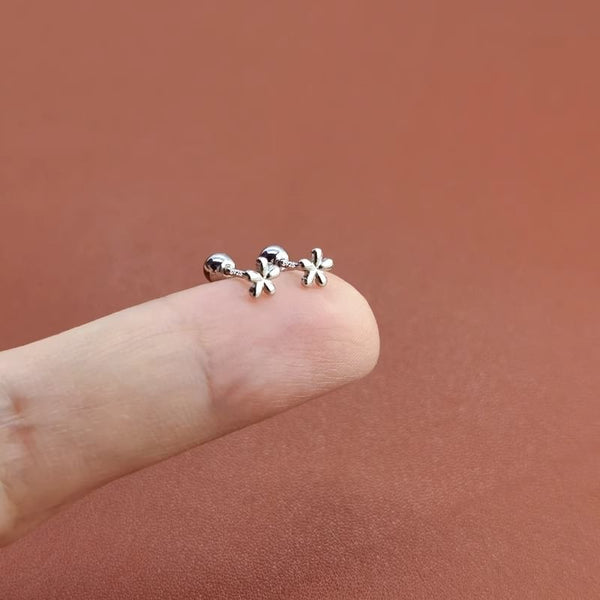 Floral Stud Ear FashionChic