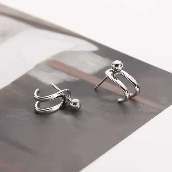 Ear Silver Sterling Stud FashionChic