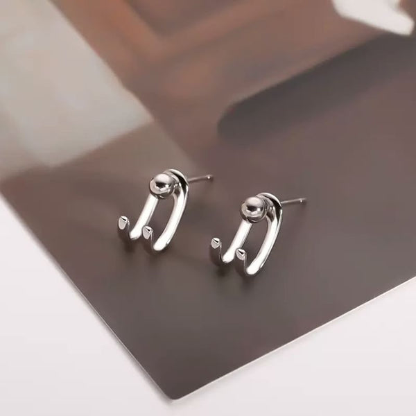Ear Silver Sterling Stud FashionChic