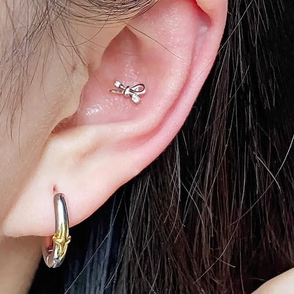 Huggie Silver Star Earring Sterling FashionChic