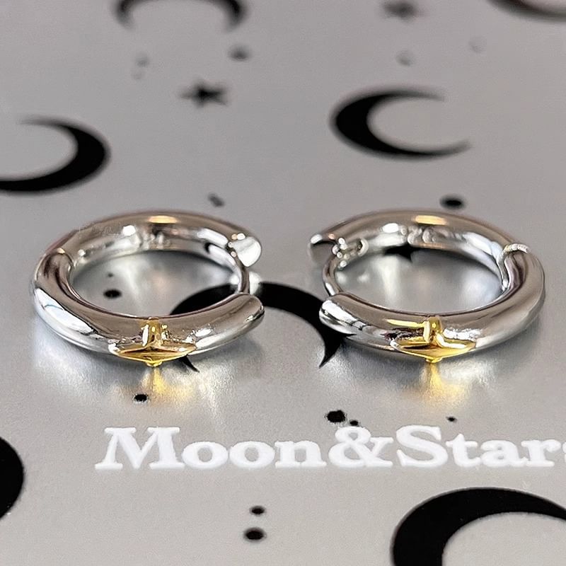 Huggie Silver Star Earring Sterling FashionChic