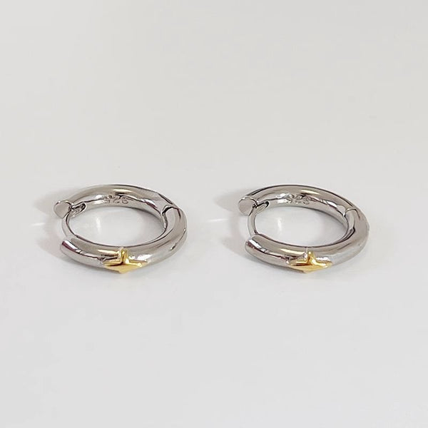 Huggie Silver Star Earring Sterling FashionChic