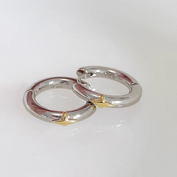 Huggie Silver Star Earring Sterling FashionChic