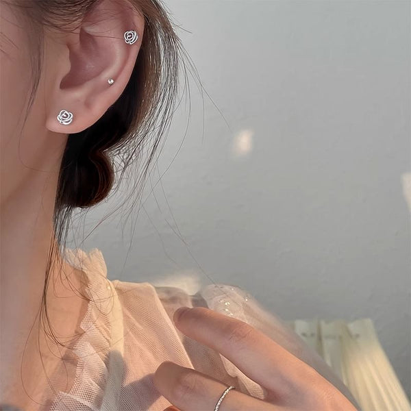 Ear Stud Floral FashionChic