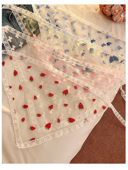 Trim Designs) Triangle Scarf Lace (Various Head FashionChic