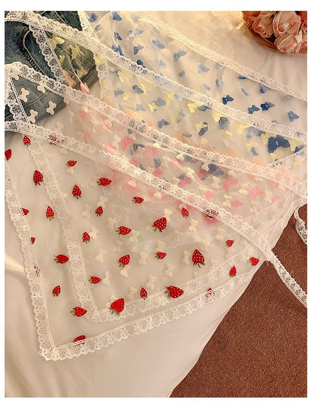 Trim Designs) Triangle Scarf Lace (Various Head FashionChic