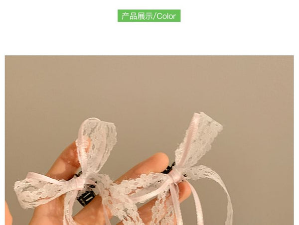 Ribbon Lace Set of 2: Clamp Hair FashionChic