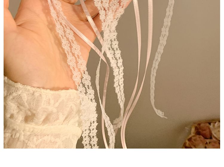 Ribbon Lace Set of 2: Clamp Hair FashionChic
