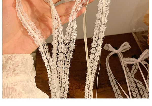 Ribbon Lace Set of 2: Clamp Hair FashionChic