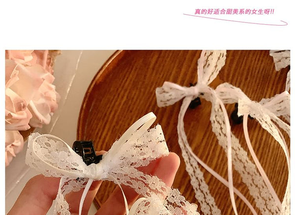 Ribbon Lace Set of 2: Clamp Hair FashionChic