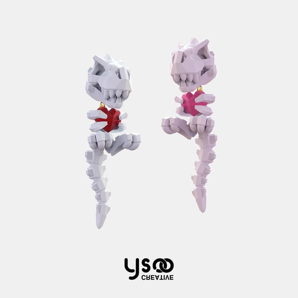 Ear / Clip-On Earring Dinosaur Stud FashionChic