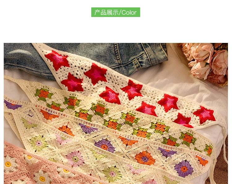 Scarf Head Designs) (Various Embroidered Triangle FashionChic