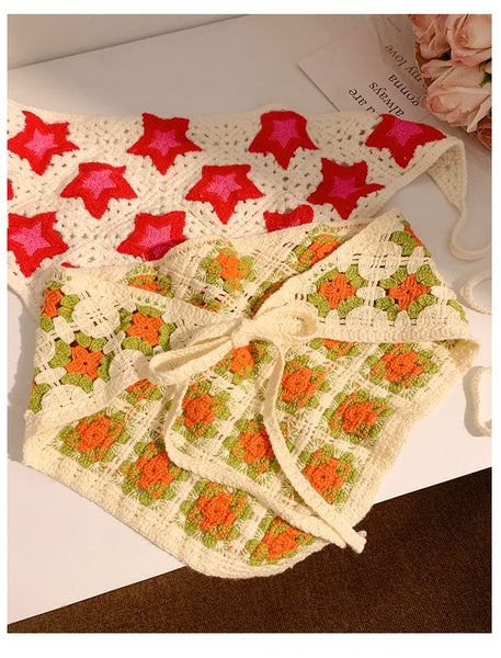 Scarf Head Designs) (Various Embroidered Triangle FashionChic