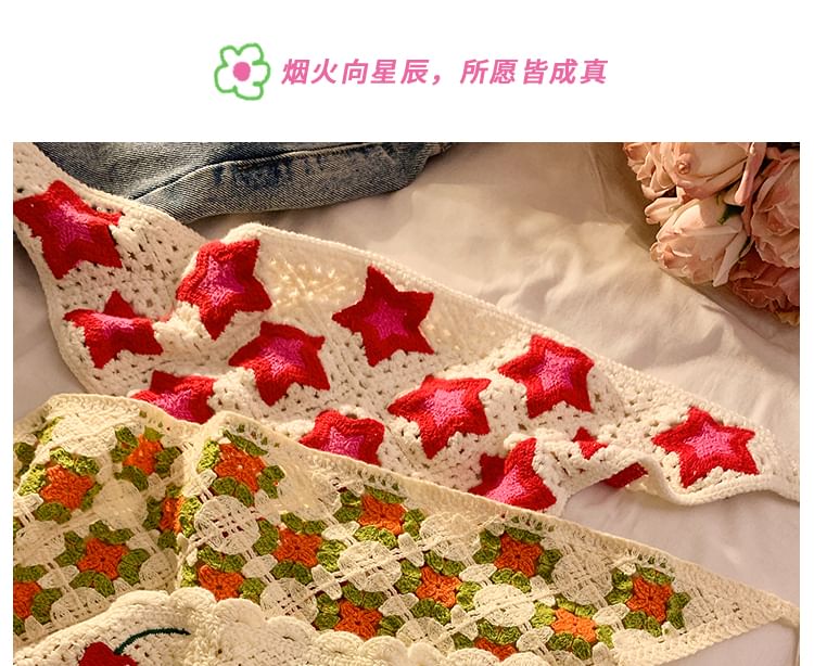 Scarf Head Designs) (Various Embroidered Triangle FashionChic