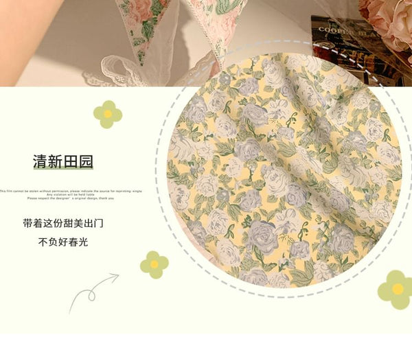 Floral Designs) Triangle Scarf Head Print (Various FashionChic