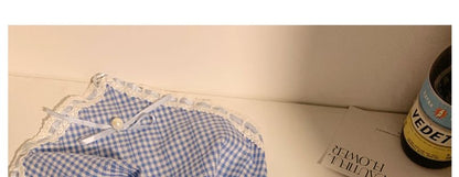 Lace Headkerchief Scrunchie Set Trim Print / FashionChic