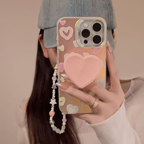 Holographic Heart Phone Case FashionChic
