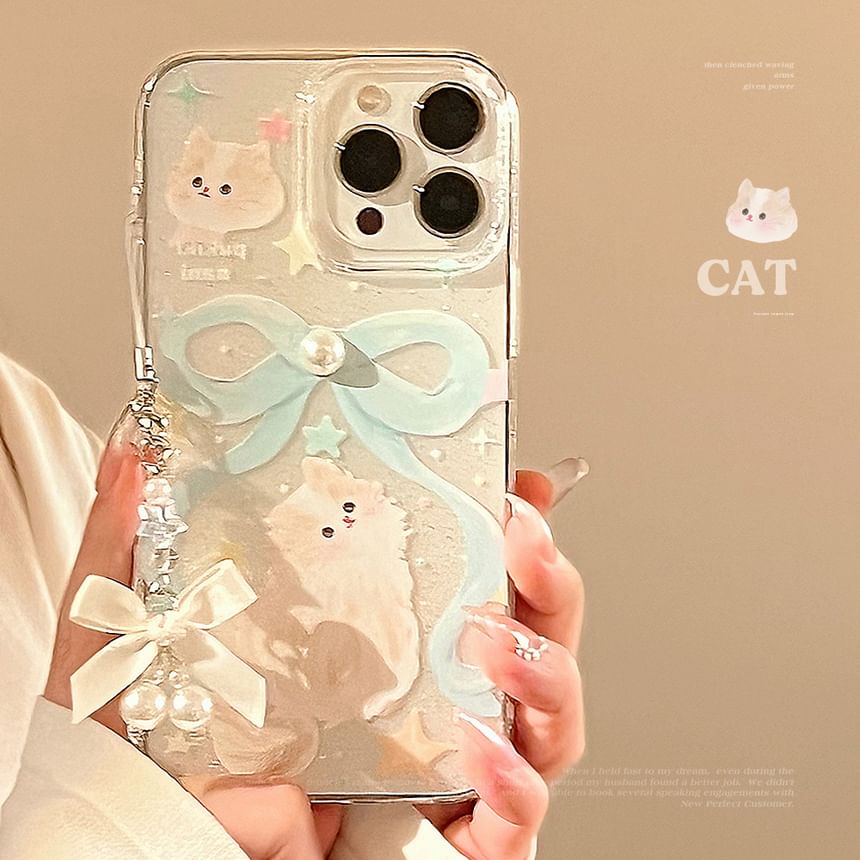 Bow Case Phone Cat FashionChic