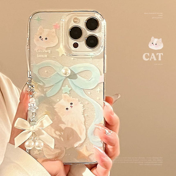 Bow Case Phone Cat FashionChic