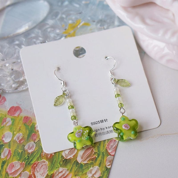 Floral Alloy Dangle Earring FashionChic