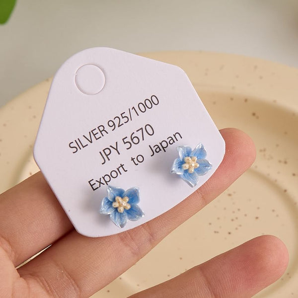 Alloy Earring Floral Stud FashionChic